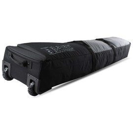 Element Equipment Wheeled Padded Snowboard Bag Ultimate Double - Premium High End Double Roller Travel Bag 177 Grey Ripstop