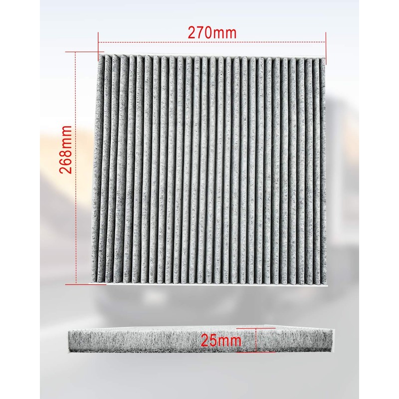 4Pcs Cabin Air Filter Fit for Freightliner Cascadia 2019 2020