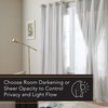 TOWN & COUNTRY LUXE Talia Double Layer Indoor Curtains, Sheer
