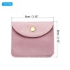 Zaplyte 10 Pack 8x8cm Jewelry Pouches with Snap Button Soft