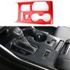 LEXLEY Red Style Gear Shift Frame Console Panel Trims Cover