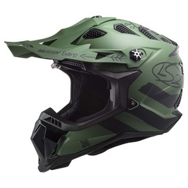 LS2 Helmets MX-Off Road Subverter Evo Helmet (Cargo Matte Military Green - Medium)