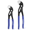 WORKPRO Pliers Set, 7" & 10" Groove Joint Pliers Set,