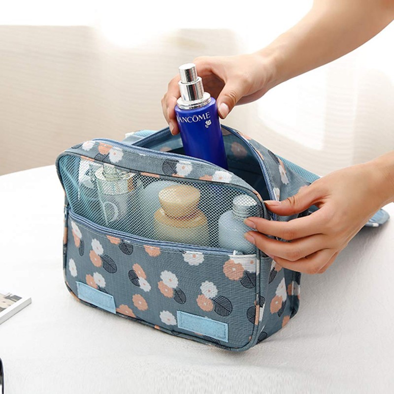 Sechunk Waterproof Travel Toiletry Bags Hanging Multi-function Cosmetic Bag Makeup