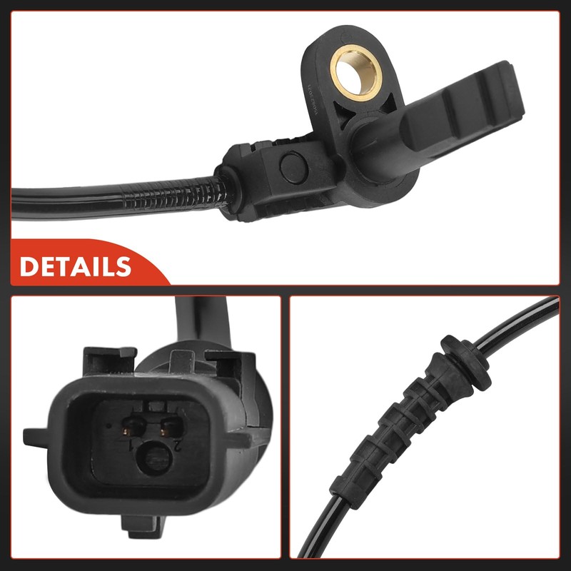 Frankberg 2 x ABS Sensor 2-Pin Front Compatible with M.e.g.a.n.e