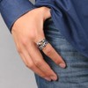 EQLEF Dragon Claw ring, Men Dragon Ring Wild Alondra Ring