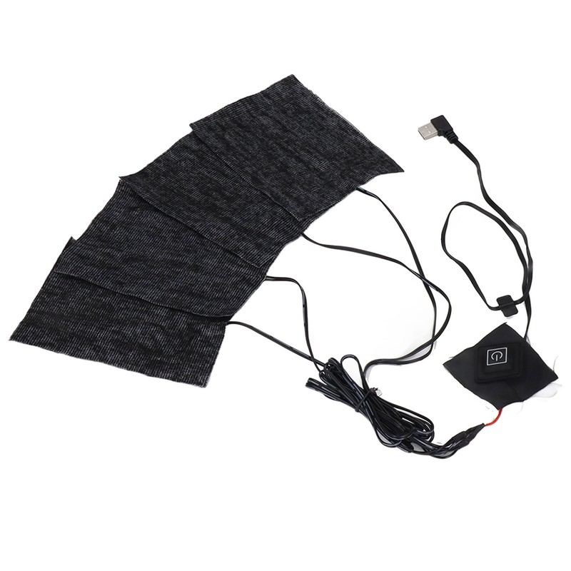Clothing Electric Heating Pads Winter Camping Adjustable 3 Level Carbon