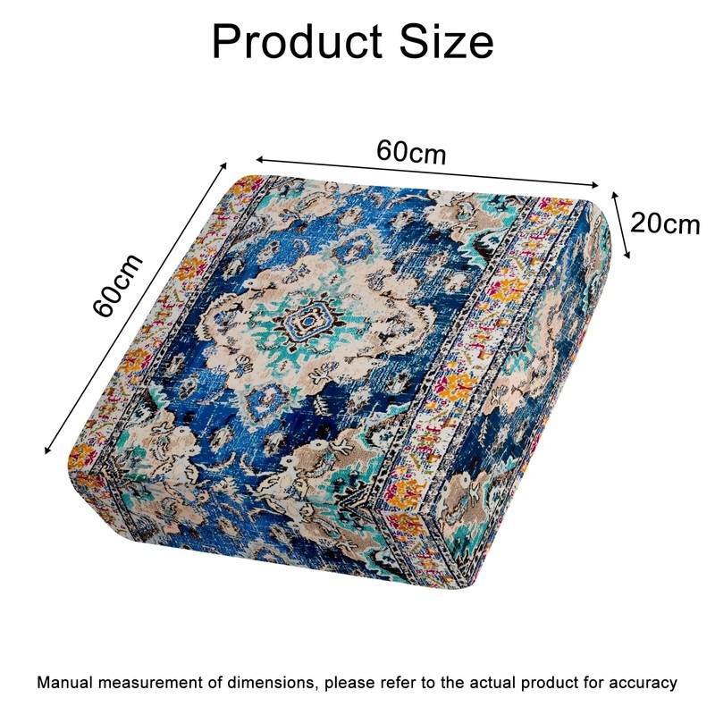 SZXYCZL 1PCS Boho Printed Sofa Cushion Covers, Cute Carpet Pattern