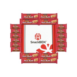 Pearson's Salted Nut Roll Gift Box for Fathers Day - 8 Regular and 12 Bite Size Variety