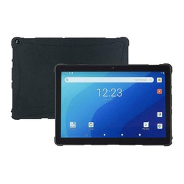 FastSun Onn Pro 10.1 inch Tablet Case, Protective TPU Case Semi-Transparent Cover for Onn Pro 10.1" Android Tablet 2020 Release (Black)