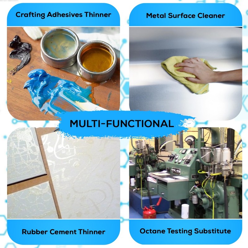 N-Heptane High Purity 1000ml (32oz) Bestine Thinner