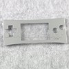 XBERSTAR Ersatz-Frontplatte für Gameboy Micro GBM Controller Frontabdeckung (Silber)