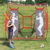 4-Piece Premium Baseball & Softball Pitching Training Kit: Adjustable 9-Hole