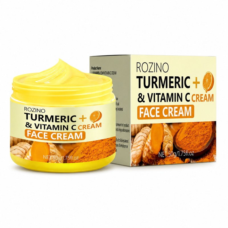 Turmeric Vitamin C Face Cream for Daily Skincare – Lightweight