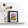 Infinite Design 36" Metal Floating Wall Shelf | Modern White