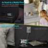 KOSUMOSU Digital LED Clocks for Bedrooms 6.7in White Alarm Clock,