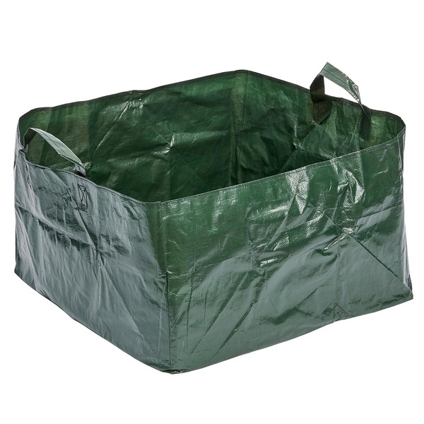 150L Smart Bag - Green Reusable Heavy Duty Hardwearing Indoor Outdoor Home or Garden Waste Bag with 2 Strong Carry Handles for Tidying, Cleaning & Maintenance - Measures H38 x 68cm Diameter