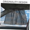 FELTECHELECTR Car Sunshade Curtains 2 Pack Temporary Car Shade Suction