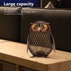 Owl Piggy Bank Owl Shaped Metal Coin Box Handwork Crafting
