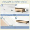 Peaha 5 Pack Adjustable Cabinet Drawer Pulls Overall Length 102mm(4inch)