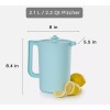 Tupperware Classic Pitcher 2 Quart Push Button Seal Pastel Blue