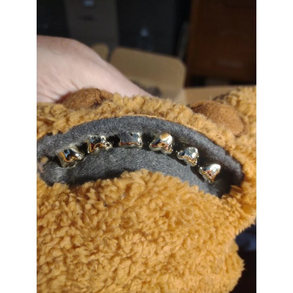 Spinmaster Fuggler Mr buttons gold teeth gold eyes HTF furry