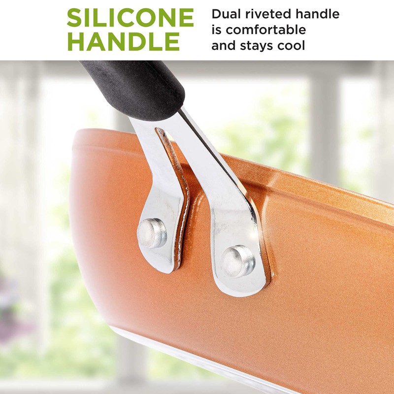 Ecolution Titanium Ceramic Easy Clean Endure Nonstick Silicone Stay Cool