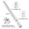 Ring Sizer Measuring Tool, NuLink Aluminum Ring Mandrel Dual Measurement