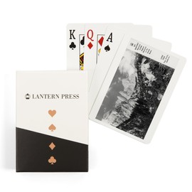 Lantern Press Lone Pine, California, View of Mt. Whitney, Vintage Photograph (52 Playing Cards, Poker Size Card Deck with Jokers)