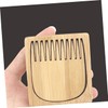 Mikinona Wood Beard Comb Anti-static for Men's Beard Styling Portable