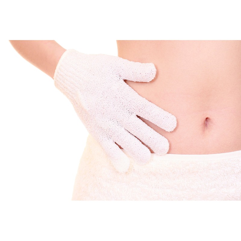 Linda Linda Exfoliating Bath Gloves, Pack of 4