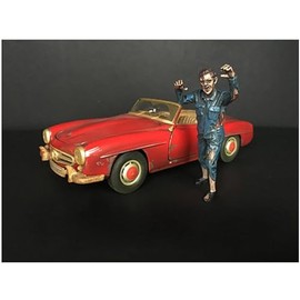 American Diorama Zombie Mechanic Figurine II for 1/24 Scale Models