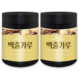 Hello Green Domestic Baekchul Powder 250g / 헬로우그린 국산 백출가루 250gX2(통) 총500g