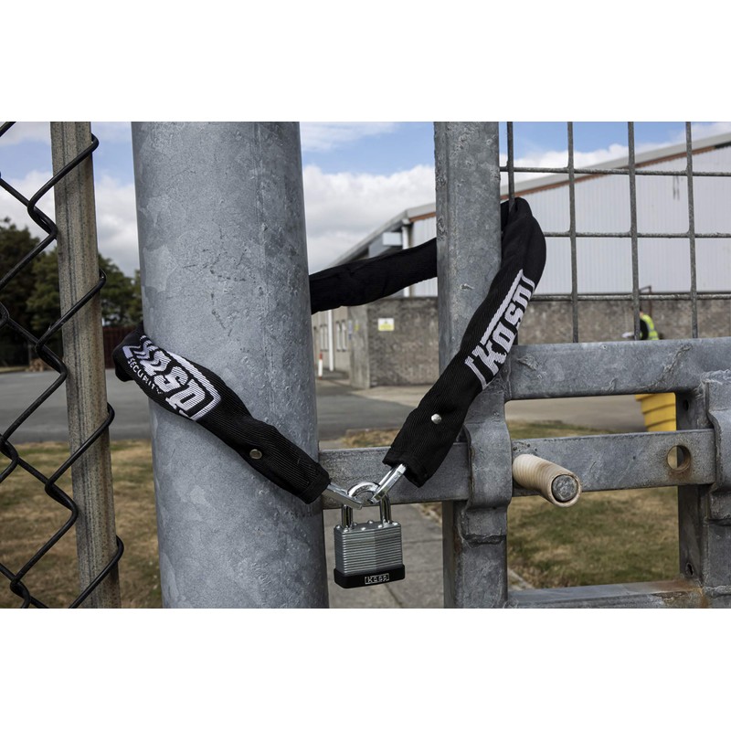 C.K K4506130A Chain 6x850mm & Padlock K13040, Multicolour