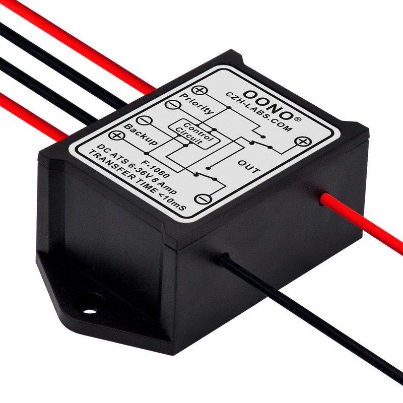DC 6-36V 8A Automatic Transfer Switch, ATS Auto Transfer Switch,