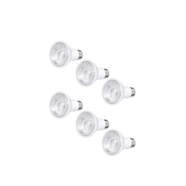 Pack de 6 Focos LED Aksi 6W PAR 20 IP65 Base E27 Luz Blanca