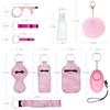 Ankilo Safety Keychain Set for Women, 10 Pcs Keychain Set
