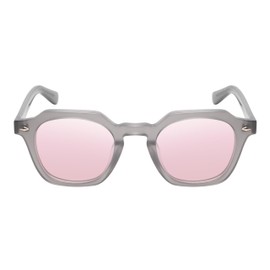 Reptile Liaochelys Pink Tint FL-41 Reading Glasses +1.50 Grey Crystal Unisex Light Sensitivity Migraine Glasses FL41 Readers