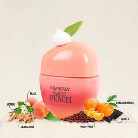 Kimberly Sweet Peach Spray Perfume for Women - 100ml/3.4fl.oz.