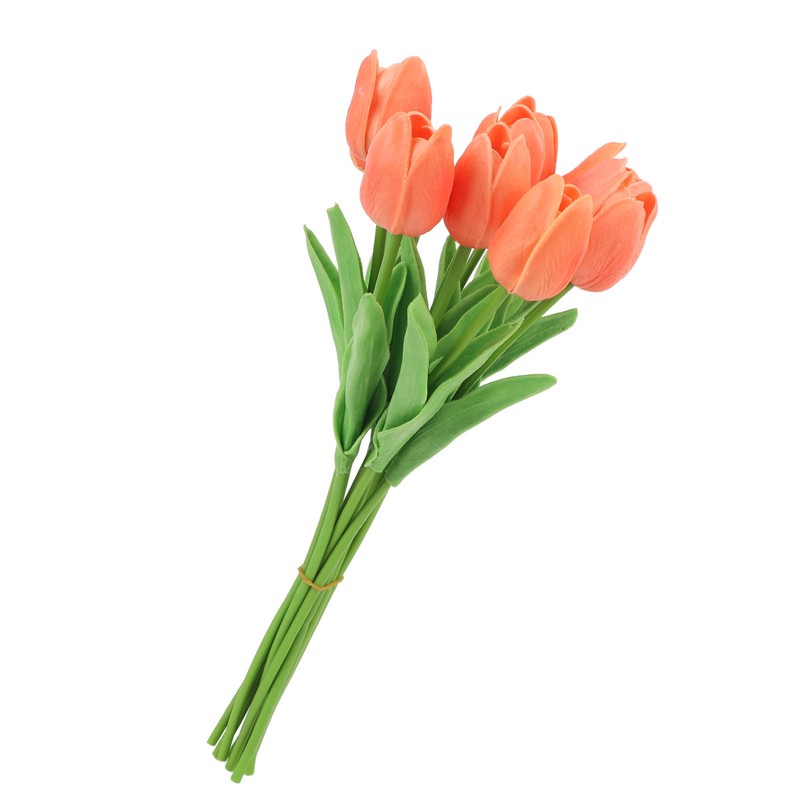 10pcs Artificial Tulip Flowers High Simulation Flowers Decor for Living