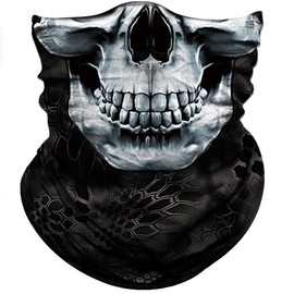 Obacle Skull Face Mask for Dust Wind Sun Protection Men Women Motorcycle Riding