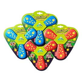 Indoor Firefly Boomerang 4 Pack - Light Foam for Safe, Indoor Boomerang Fun!