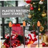 FUNOMOCYA Garden Lamp Stakes 30pcs Ground Stakes for String Lights