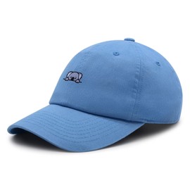 JPAK Koala Premium Dad Hat Embroidered Cotton Baseball Cap Animal Light Blue