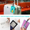TamBee Luggage Tags 4pcs Suitcases Luggage Tags Labels Travel Suitcase