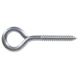 Hillman 321166 Hardware Essentials Lag Thread Screw Eye Zinc (1/2" X 8")