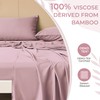 Bedmoon Cooling Queen Sheets, 100% Viscose Derived from Bamboo, Rose