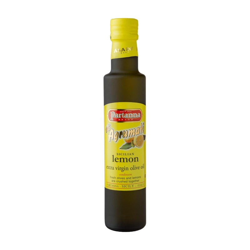 Partanna Extra Virgin Olive Oil pressed with Sicilian Lemon -