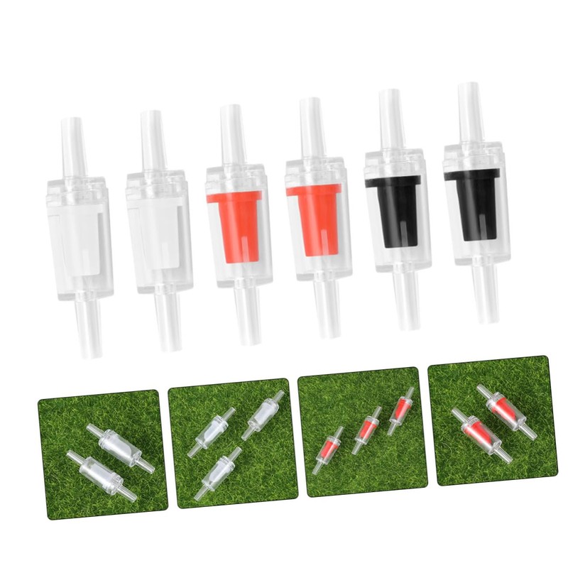 Operitacx 18pcs Mild Abs Aquarium Air Pump Non-Return Check Valves