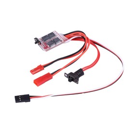 Pwshymi 20A Brushed ESC Electronic Speed Controller Waterproof Motor Speed Controller with Brake for RC Car Boat Truck Hobbies